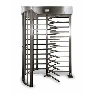 TURNSTILE Hi Gate Turnstile: 2-Way, Full Ht Gate, Electric, 90 in Overall Ht - Two-Way Turnstiles