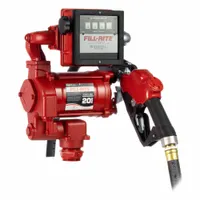 FILL-RITE Electric Drum Pump: 20 gpm Max. Flow Rate, 115 V AC, 1/3 hp HP, Cast Iron, Auto, Auto (MPN FR711VA)