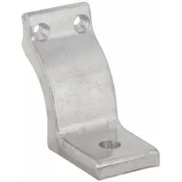Structural Pipe Fitting: Handrail Bracket, Open Rail Support, 1 1/4 in For Pipe Size, Aluminum, Gray (MPN 82A-78)