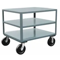 APPROVED VENDOR Work Table: Fixed Ht, Steel, 36 in x 25 in, 4,800 lb Overall Load Capacity (MPN LE236P800GP)