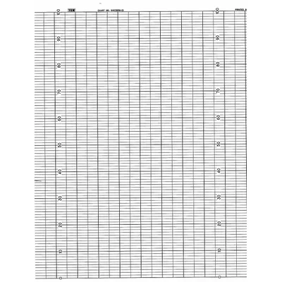 GRAPHIC CONTROLS YOK B9538RN-01 Strip Chart Paper for Yokogawa 4183 - Strip Chart Paper Compatible with Yokogawa
