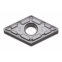 This diamond indexable turning insert is designed for precision machining of non-ferrous materials, ceramics, and composites. It is commonly used in finishing operations that require tight tolerances and superior surface finish. The insert is suitable for applications in automotive, aerospace, and general manufacturing.