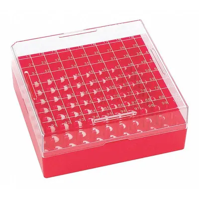 WHEATON Freezer Box, Resin, 130 mm L x 130 mm W - Cold Storage Boxes