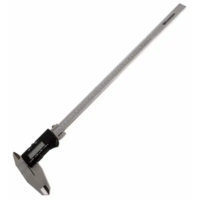 WESTWARD Digital Caliper, 0-18 in / 0-450 mm, Inch/Metric, Stainless Steel - Digital Calipers without SPC Output for General Use