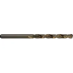 CLE-LINE C23335 is a general purpose cobalt jobber-length drill bit with a 0.3320-inch diameter (Letter Q). It features a 135° split point and straw/bronze cobalt finish. Suitable for drilling in a variety of materials, including hard metals, in production and maintenance applications.