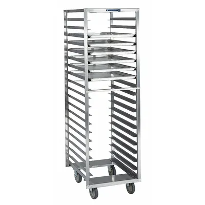 LAKESIDE Pan and Tray Rack: 20 Slots, 3 in Betw Shelves, 300 lb Capac, 21 in Wd - Standard-Duty End-Loading Sheet Pan Racks