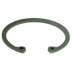 This internal retaining ring is designed to fit into a machined groove inside a bore or housing, securing components and preventing axial movement. It is compatible with Dayton model 4KHN1. Typical applications include industrial machinery, automotive assemblies, and equipment maintenance.