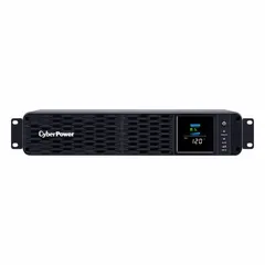 Single-phase line interactive UPS with 1,500 VA power rating. Accepts 120 V AC input and provides 120 V AC output via a 5-15P plug. Designed to protect servers, network equipment, and critical electronics from power disturbances.