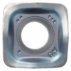 Square (S) indexable milling insert for face and shoulder milling operations. Suitable for roughing and semi-finishing on steel, stainless steel, and cast iron. Features PR1510 grade for wear resistance and ER geometry for chip control. Inscribed circle 10 mm, thickness 4.76 mm.