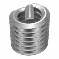 Free-running tanged helical insert for thread repair or reinforcement in metal components. #8-32 thread size, 18-8 stainless steel construction with dry film lubricant coating. Pack of 100