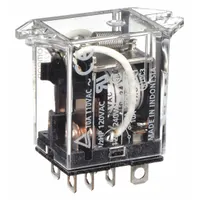 OMRON Flange Mount Relay: Surface (Top Flange) Mounted, 10 A Current Rating, 24V AC, DPDT (MPN LY2F-AC24)