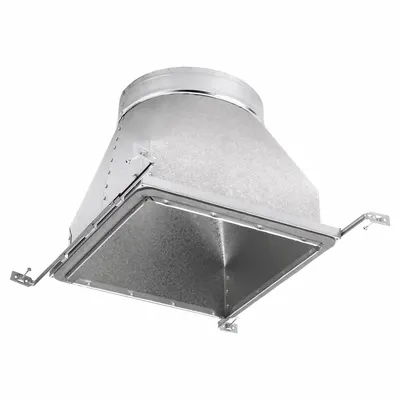 SPEEDI-BOOT Vent Boot Hanger: Square to Round Adapter Boot, 10 in Dia. 10 in H x 12 in W Collar Size - Vent Boots