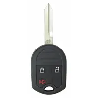Keyless entry remote for Ford vehicles, used in fleet maintenance applications to provide remote locking and unlocking. Helps streamline access control and reduce key management overhead