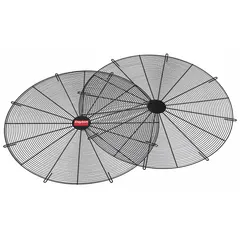 Fan guard set designed to provide a protective barrier around rotating fan blades in HVACR and industrial ventilation systems. Helps prevent accidental contact while maintaining airflow in commercial, factory, and warehouse environments.