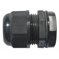 Replacement cable gland for Dayton electric chain hoists. Compatible with models 2XY32 and 2XY33. Used to secure and protect electrical cable entry points in the hoist system.