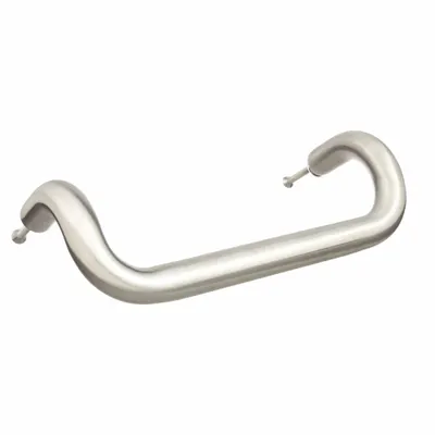 ROCKWOOD Offset Door Pull, Stainless Steel, 11 in Height, Silver, TBF157.32D - Offset Door Pulls