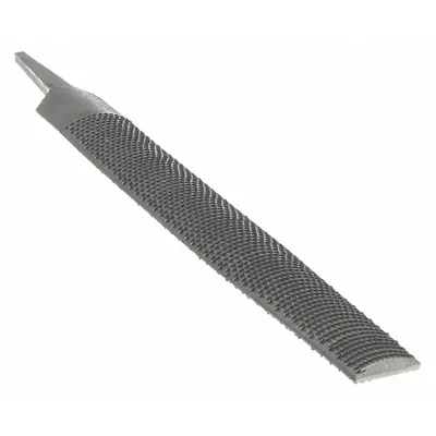 WESTWARD Half Round Wood Rasp File: Half Round, 5.5 Teeth per Inch, Single Edge Cut - Half-Round Wood Rasps
