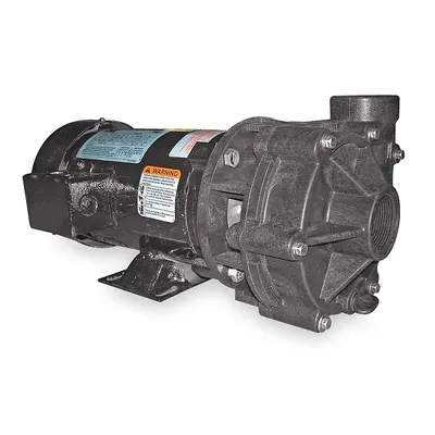 Dayton Centrifugal Pump: Noryl, 3 hp Horsepower (Max), Three Phase, 230/460V AC - Noryl Housing Chemical-Resistant Centrifugal Pumps