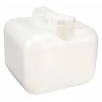 APPROVED VENDOR Carboy: 9.46 L, 2.5 gal, HDPE, 245 mm x 187 mm x 229 mm, Screw On Cap, White, HDPE (MPN 405614)