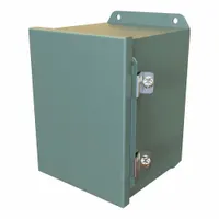 HAMMOND Electrical Enclosure: Steel, 8 in x 6 in x 6 in, NEMA 12/13/3R/4, Solid Cover, Hinged (MPN HJ866HLP)