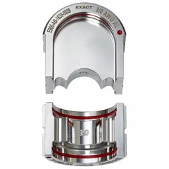 U Style replacement die set for crimping 3/0 AWG electrical wire and cable. Designed for use with MILWAUKEE M18 FORCE LOGIC model 2779-22 crimping tool. Accommodates 2 sizes.