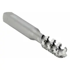 General purpose spiral-flute tap for threading blind holes in ferrous and non-ferrous materials. Features a bottoming chamfer for threading to the bottom of a hole, with spiral flutes that evacuate chips upward. Made from high-speed steel with H3/2B tolerance for class 2B fit. Suitable for manufacturing and maintenance tapping operations.