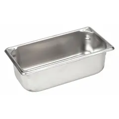 Rectangular Lab Tray, Stainless Steel, 3.9 L, 6-7/8 in L x 4 in H
