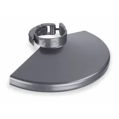 Wheel guard for angle grinders, designed for a maximum wheel diameter of 9 inches. Features tool-free adjustment for quick repositioning during grinding and cutting operations. Suitable for dust removal applications.