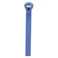 TY-RAP Cable Tie: 7 1/2 in Nominal Lg, 1 3/4 in Nominal Max. Bundle Dia., 0.18 in Wd, Blue, 100 PK (MPN TY525M-NDT)