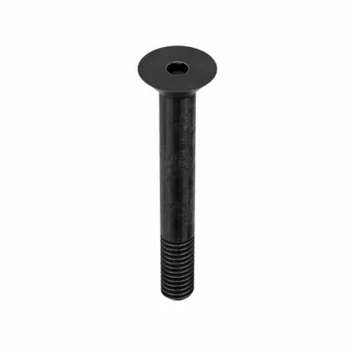 KERR LAKESIDE Socket Flat Head Screw: 5/16"-18 Thread Size, 2 1/4 in Lg, Flat, Black Oxide - Flat Head Socket Cap Screws