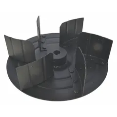 Replacement impeller for Dayton wood dust collectors. Maintains airflow and suction in dust collection systems. Direct replacement part.
