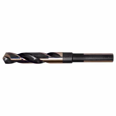 CLE-LINE Silver and Deming Drill: 1-13/32", 118° Split Point, Black & Gold HSS - High-Speed Steel Silver & Deming Drill Bits