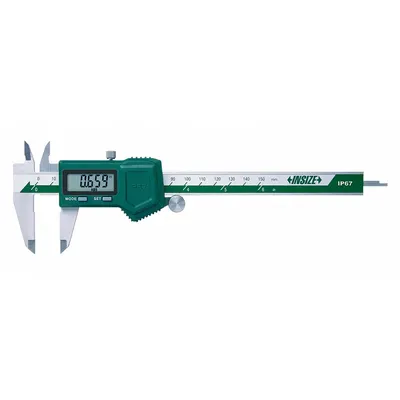 INSIZE 1118-150B Digital Caliper - Digital Calipers without SPC Output for Harsh Environments