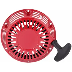 Recoil starter assembly for Honda GX270 series engines, including models GX270QA2, GX270QAE2, and GX270QXC9. Used to manually start engines on equipment such as generators, water pumps, and pressure washers.