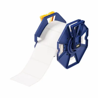 BRADY Pre-Cut Label Stock Roll: 2 in x 3 in, Acrylic, Permanent Adhesive, 750 Labels - Brady Inkjet Precut Label Rolls