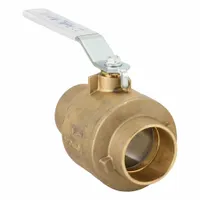 APOLLO Manual Two-Way Ball Valve: 3 in, Brass, Straight, Sweat x Sweat, 400 psi Max. Pressure (CWP) (MPN 77FLF24001)