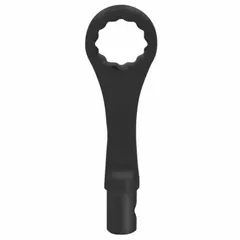 Interchangeable 12-point box end torque wrench head for use with compatible breakover handles. SAE 1/2 in drive size. Suitable for applying precise torque to fasteners in industrial maintenance, automotive repair, and assembly applications.