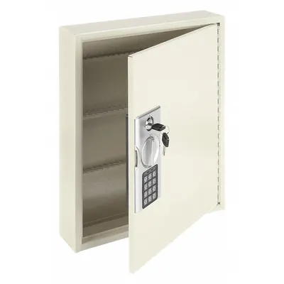 OEM Key Cabinet: 110 Key Capacity, Digital Lock, Steel, Beige, 17 1/4 in Ht - Key Cabinets with Digital Lock