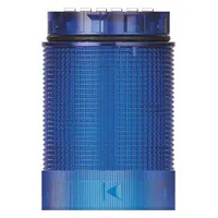 WERMA Tower Light Module: Flashing/Strobe, 24V DC, Blue, 40 mm Overall Dia, 59 mm Overall Ht (MPN 63452055)