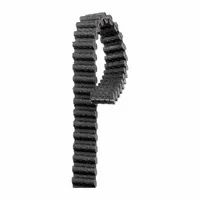 GATES Timing Belt: Two Sides, Modified Curvilinear, PowerGrip® GT®2 Twin Power®, 8 mm Pitch, GT (MPN TP1760-8MGT-85)