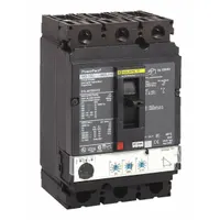 Molded Case Circuit Breaker: 60 A Amps, 65kA at 240V AC, Adj, Box Lug, ABC, 3 Poles, 600V AC, HG (MPN HGL36060U31X)