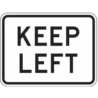 LYLE Keep Left Sign - Keep Left Signs