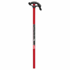 This hand conduit bender is designed for bending 1/2 in EMT conduit. Constructed from aluminum and galvanized steel, it is suited for electrical raceway installation in commercial, industrial, and residential settings.
