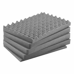 This cubed pick and pull foam insert is designed for use with the PELICAN iM2600 case. It measures 21 3/4 in x 16 1/4 in and features foam thicknesses of 2 in, 5/8 in, and 1 3/4 in. The plastic foam allows custom configuration by removing cubes to securely hold tools, cameras, or instruments during transport and storage.