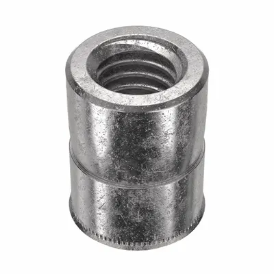 AVK Threaded Insert: 3/8"-16 Thread Size, 3/4 in Overall Lg, 9/16 in Insert Dia - Low-Profile Rivet Nuts