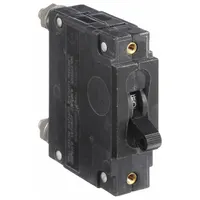 Panel Mount Circuit Breaker: 100 A Amps, 250V AC, 80V DC, Threaded Insert, 2.52 in Dp, #1/4-20 Stud (MPN CA1-B0-34-810-321-R)