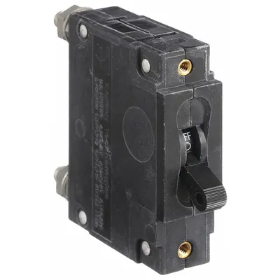 CARLING TECHNOLOGIES Panel Mount Circuit Breaker: 100 A Amps, 250V AC, 80V DC, Threaded Insert - Toggle Style, Front Panel-Mount Miniature Circuit Breakers