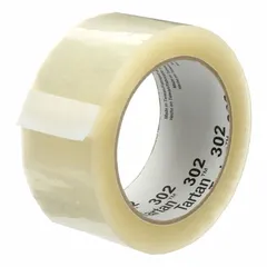 This light-duty acrylic tape is designed for general box sealing applications. Each roll measures 3 inches wide by 110 yards long with a 1.6 mil thickness. The clear tape provides secure closure for lightweight cartons during shipping and storage. Supplied as a 24-pack.