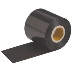 Black resin ribbon for industrial label printing requiring high-temperature resistance. Compatible with i7100 printer series. RoHS compliant.