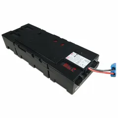 This replacement battery provides 48 V DC backup power for compatible uninterruptible power supplies. It features a detachable cable connection for easy installation and is designed for use with APC UPS model SMX48RMBP2US. Suitable for maintaining system uptime during power interruptions.